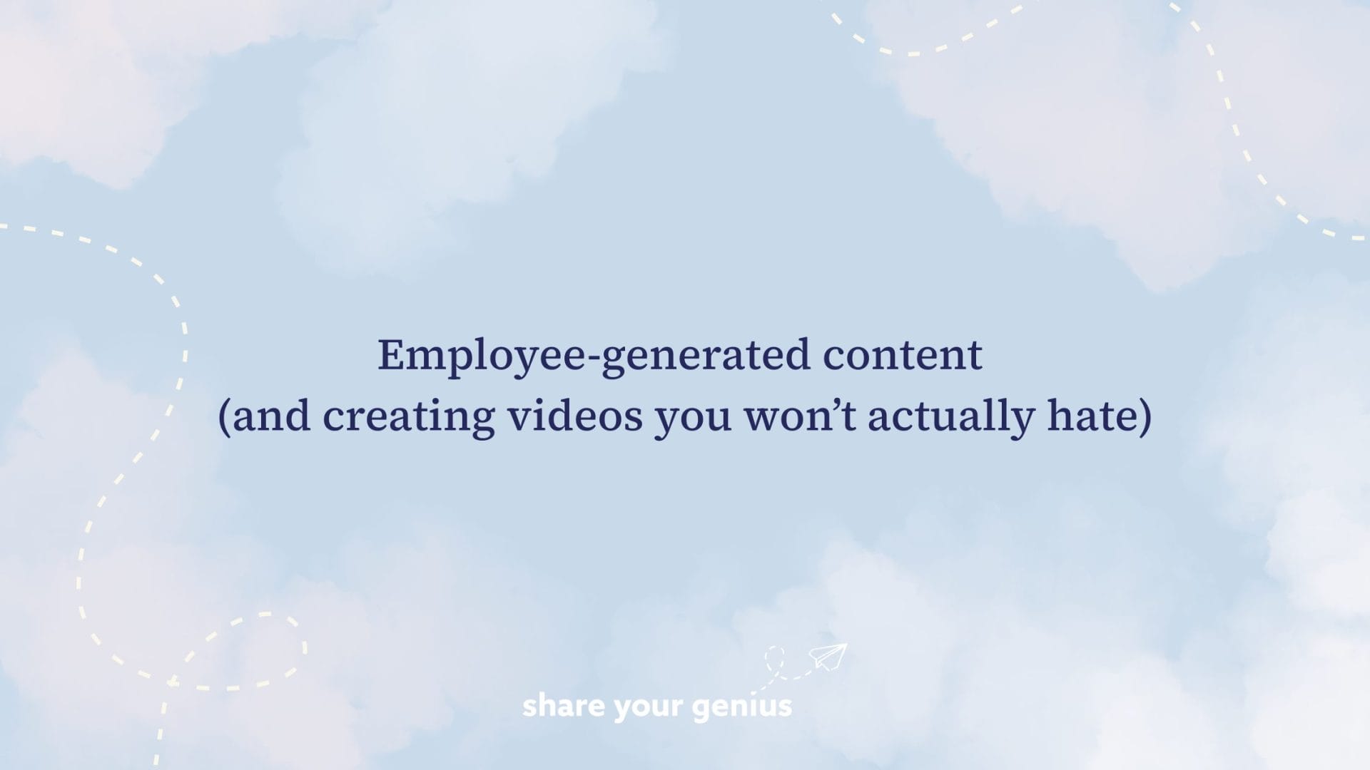 employee-generated content